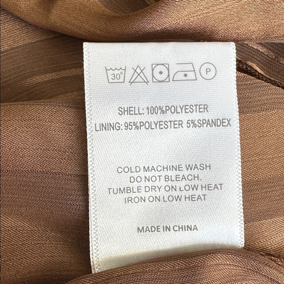 Peppermayo Willow Chiffon Mini Dress - Chocolate - Picture 12 of 12